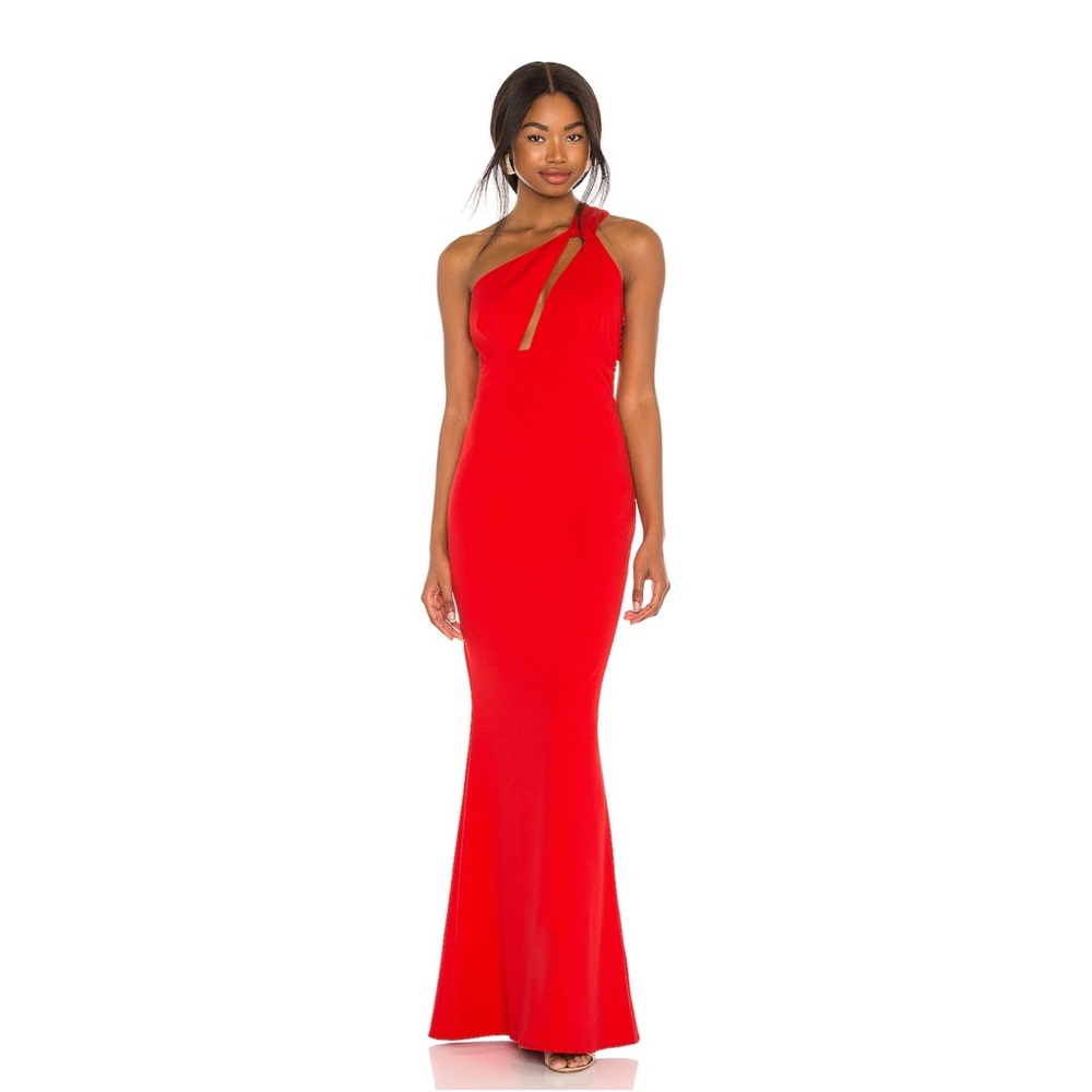 Katie May x Revolve Red Gown